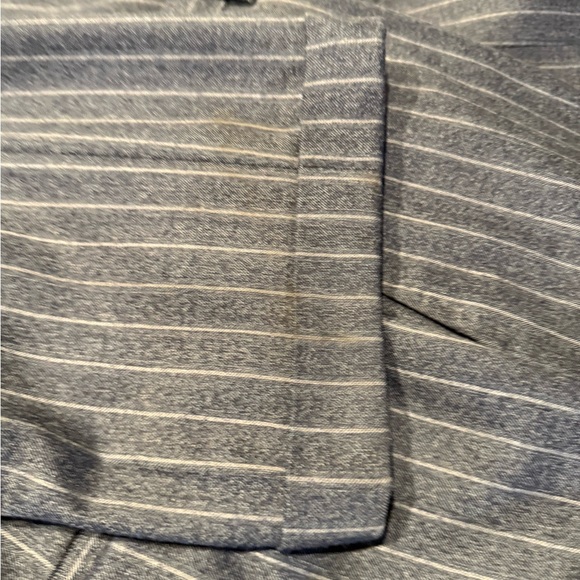 Italian blue/charcoal pin unconstructed wool clean - Picture 13 of 15